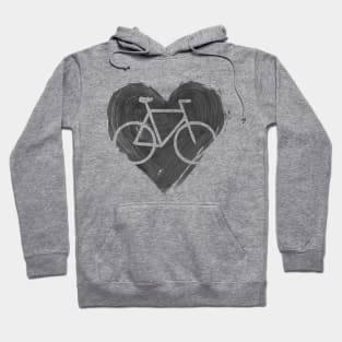 Cyclist's heart Hoodie